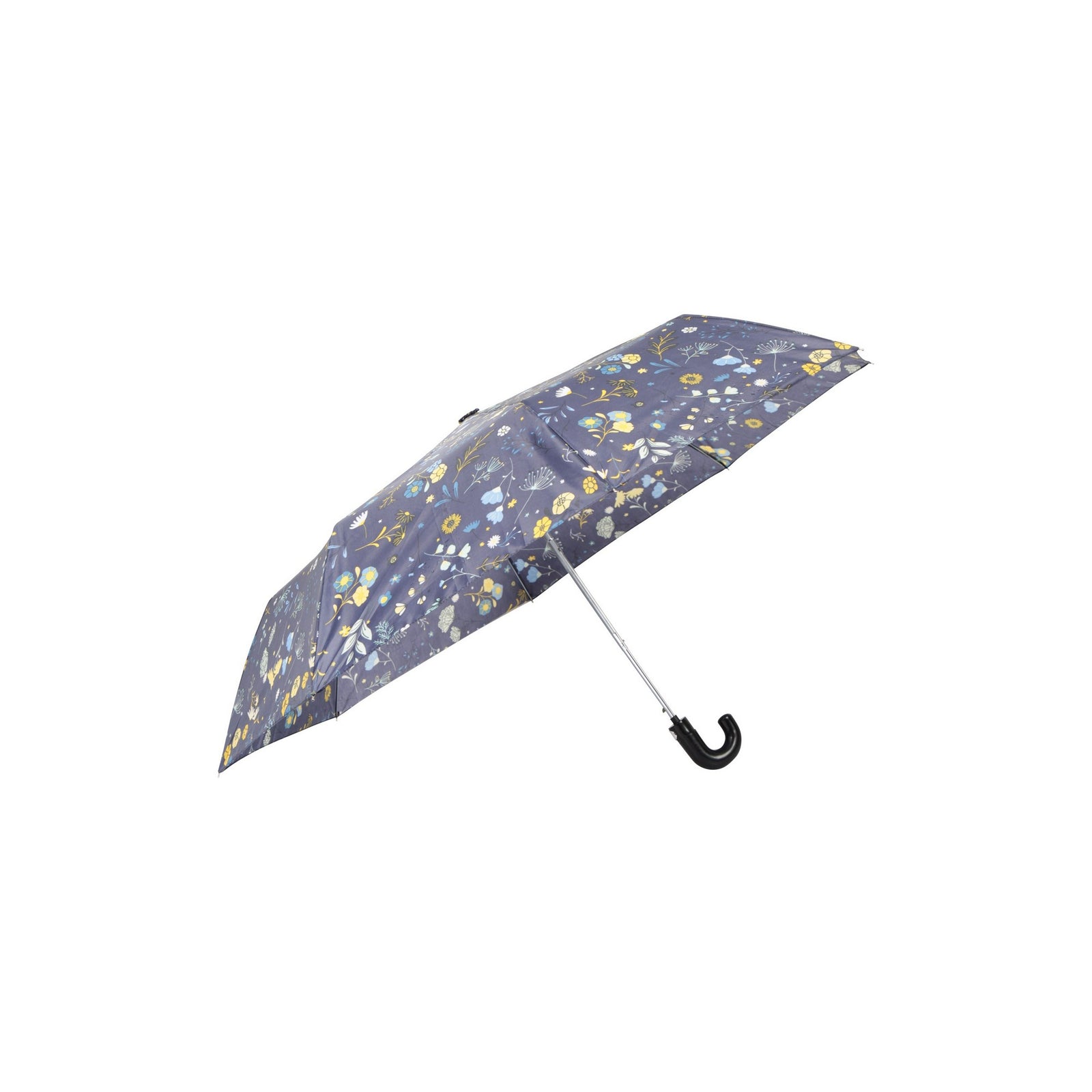 Floral Walking Folding Umbrella | One Size | Blue