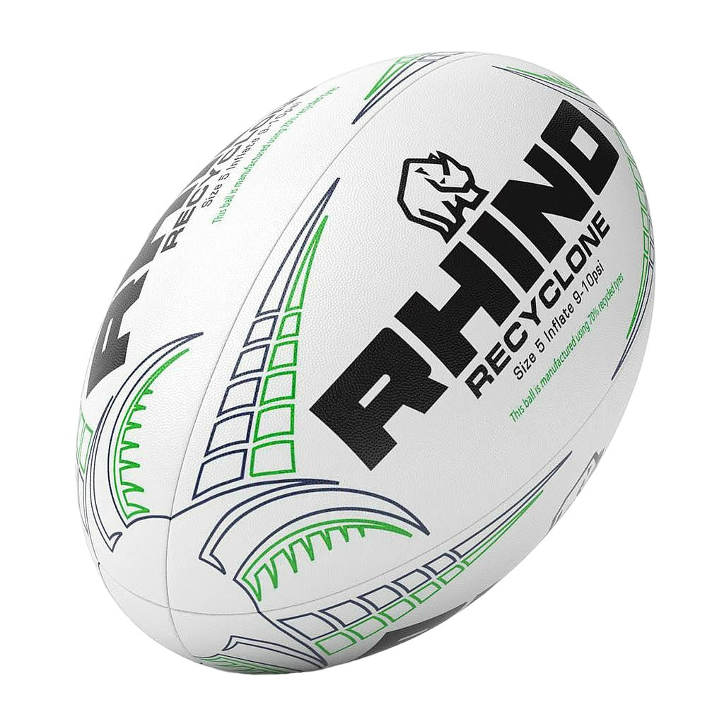 Recyclone Rugby Ball | 5 | White