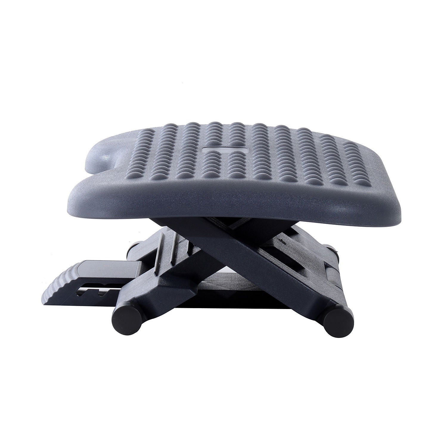 Foot Rest Adjustable Height And Angle Home Office Footstool | One Size | Gray