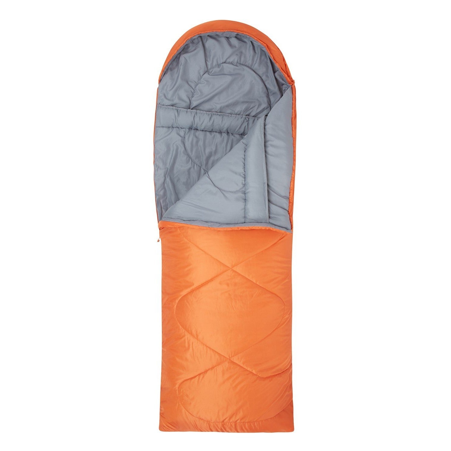 Unisex Adult Summit 250 Left Zip Square Winter Sleeping Bag | One Size | Orange