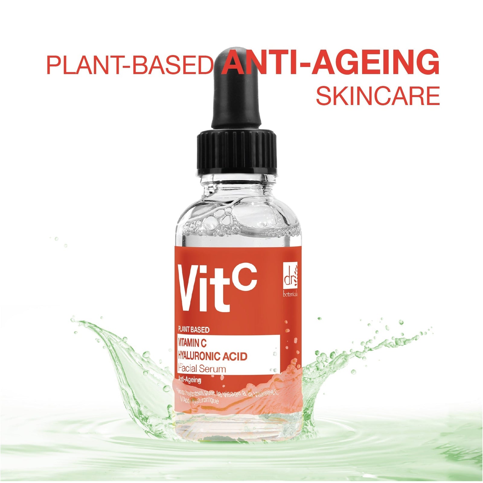 Vitamin C 5%, Hyaluronic Acid 2% Hydrating Facial Serum 30ml