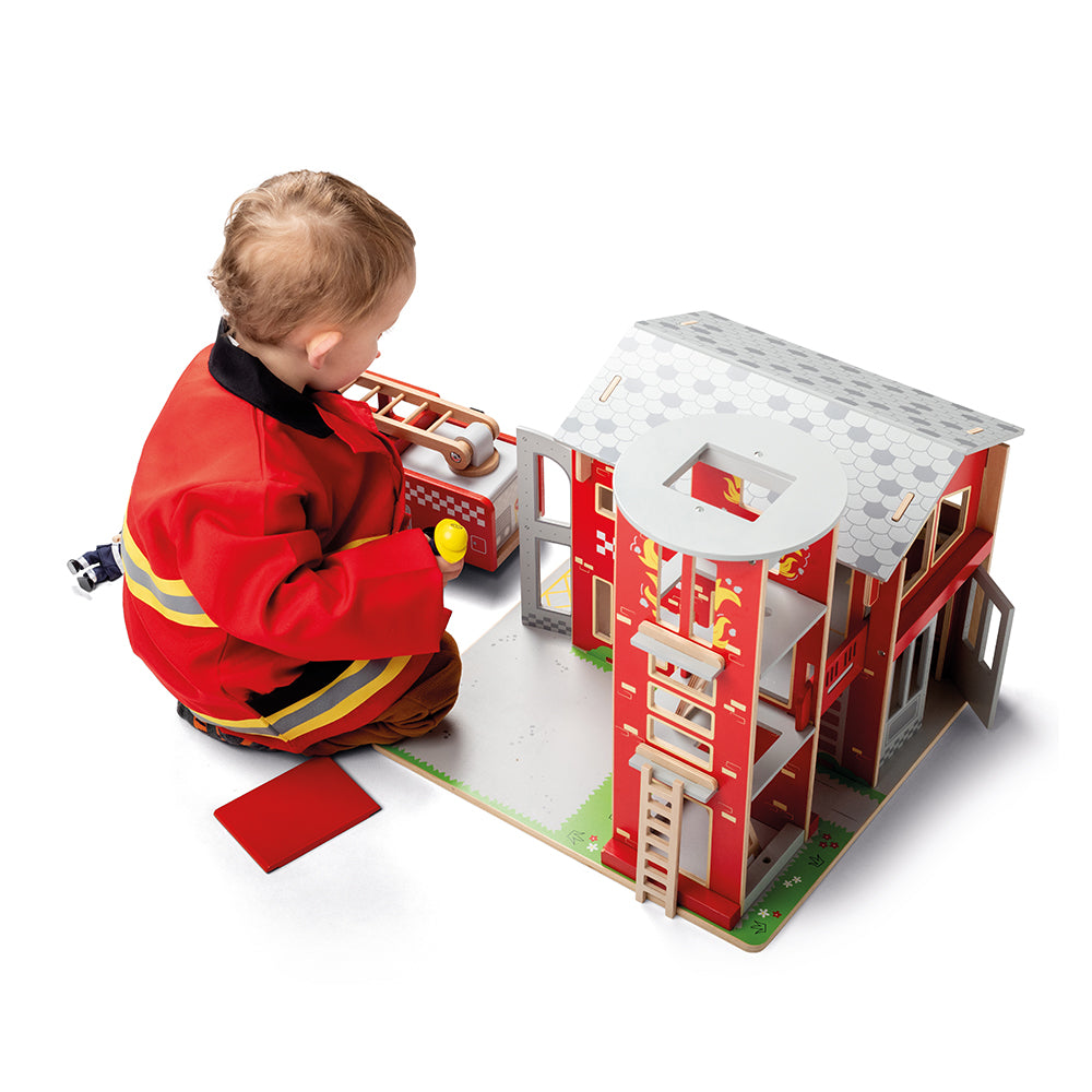 Kids Fireman Costume And Accessories, For 3-5 Year Olds