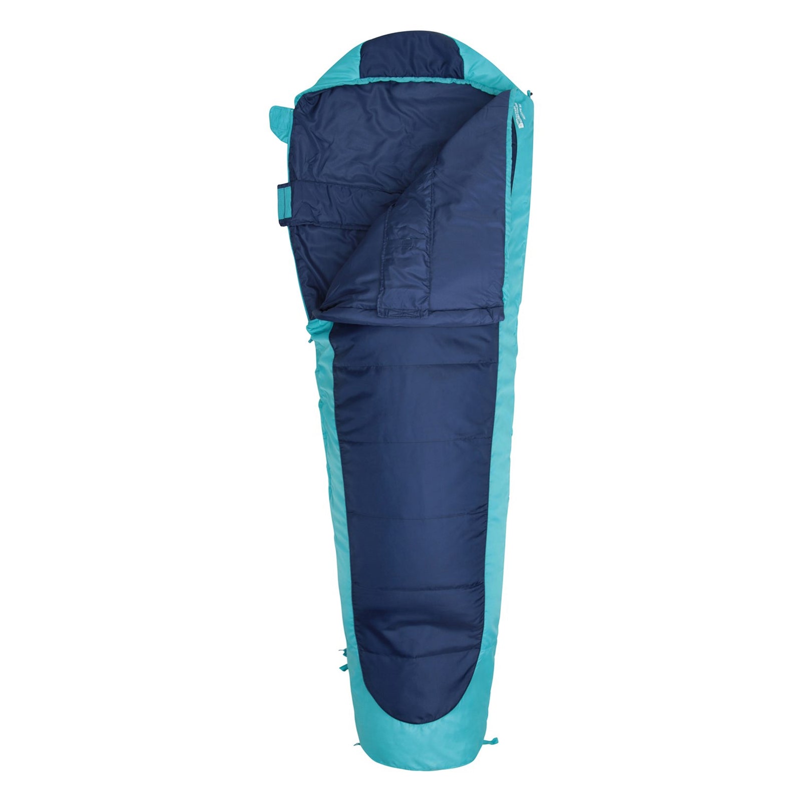 Unisex Adult Right Zip Microlite 500 Midseason Mummy Sleeping Bag | 215cm | Blue