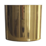 Metal Planter Plant Pot With Polished Gold Finish 20 X 18cm