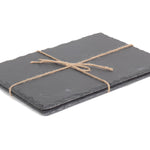 Slate Drinks Large Rectangular Slate Place Mat Set 2