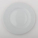 Dinner Plates White Porcelain Rim 6 Piece Set 10.5" Catering