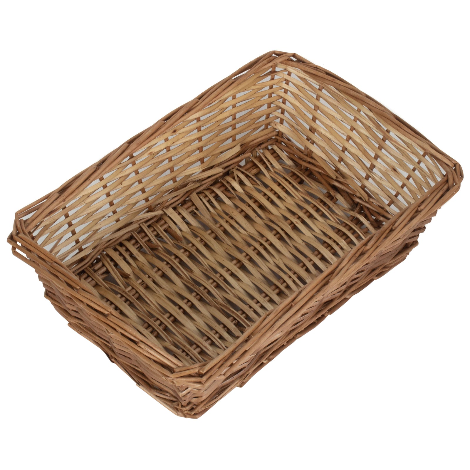 Tapered Split Willow Tray | Medium | Brown