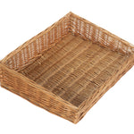 Wicker Flat Display Tray | Large | Brown