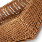 Double Steamed Storage Wicker Tray | Medium | Brown