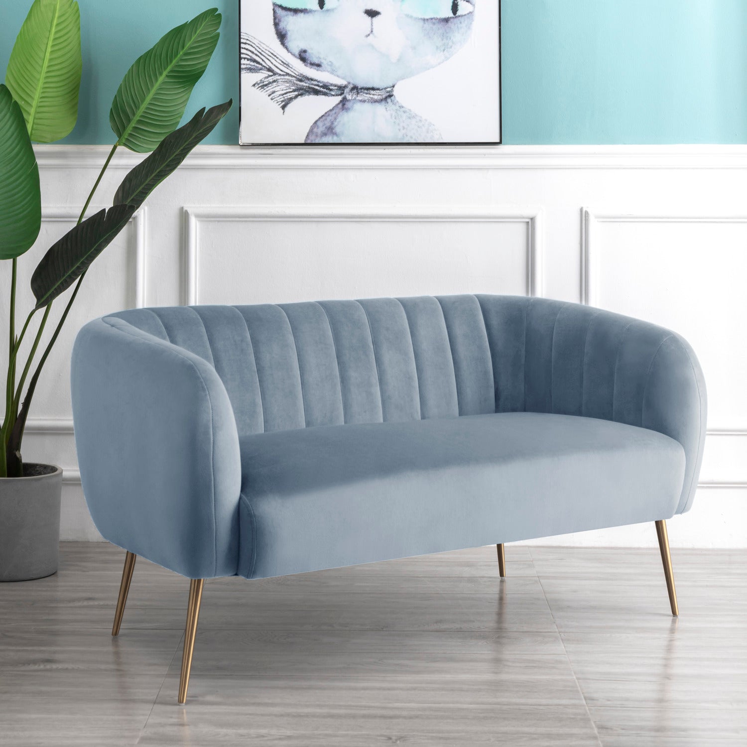 Matilda 2 Seat Sofa | 2 | Light Blue