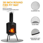 Livivo 38" Round Fire Mat
