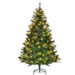 5/6ft Pre-lit Spruce Tree, Holiday Décor, Stand | 6ft | Green