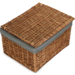 Light Steamed Cotton Lined Storage Basket | Large