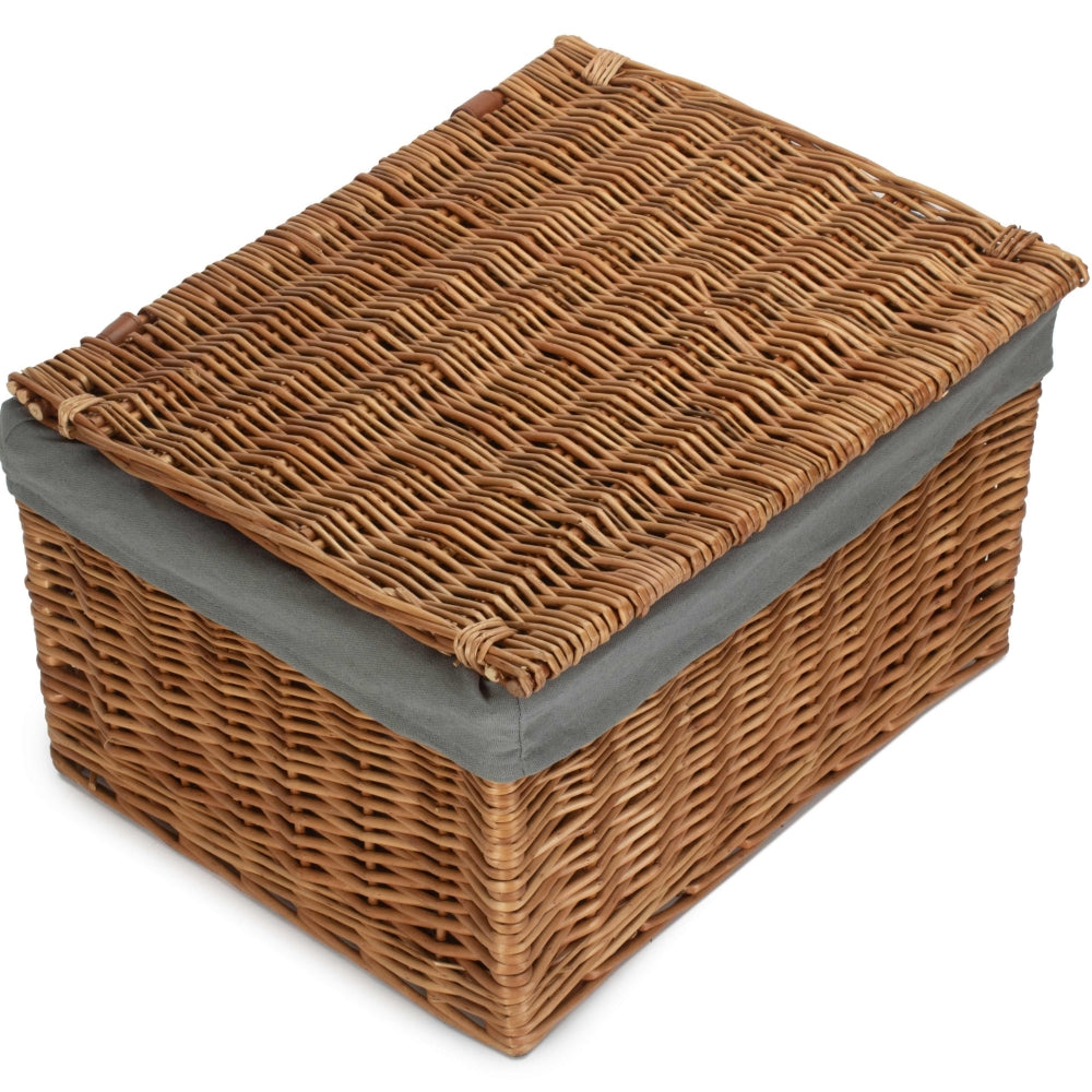 Light Steamed Cotton Lined Storage Basket | Large