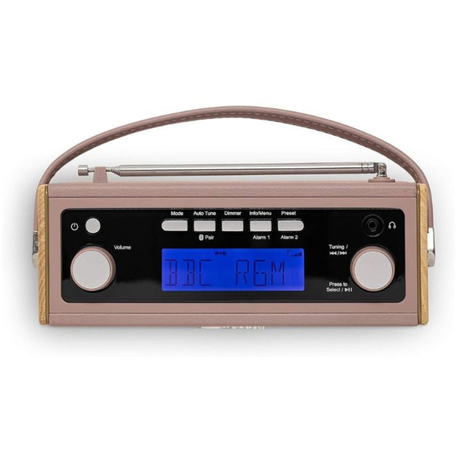 Rambler Bt Stereo Bluetooth Dab/dab+/fm Radio | Pink