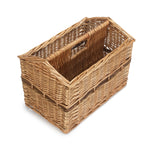 Wicker Magazine Rack Basket