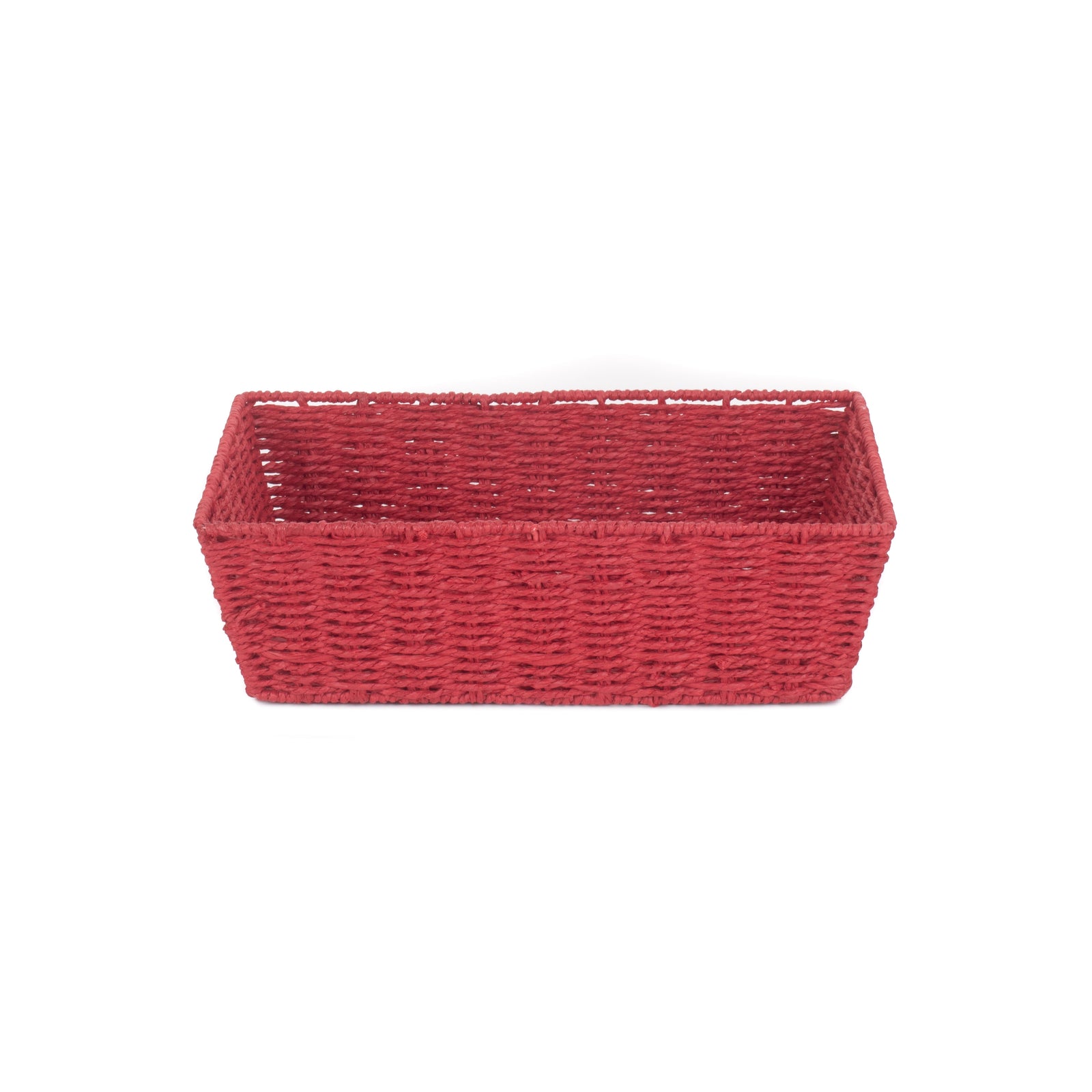 Red Paper Rope Tray | Medium | Red