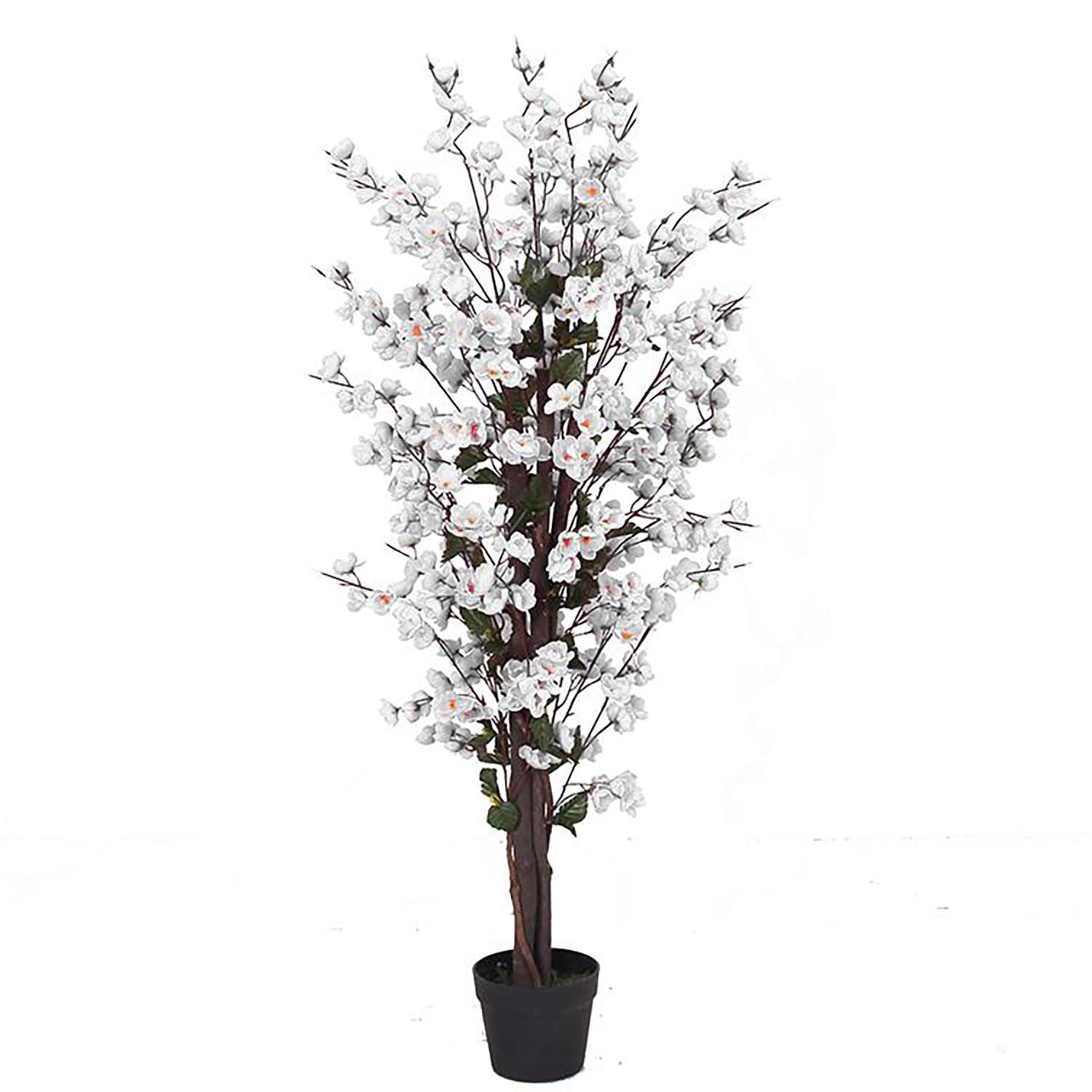 Leaf 120cm Artificial White Blossom Tree