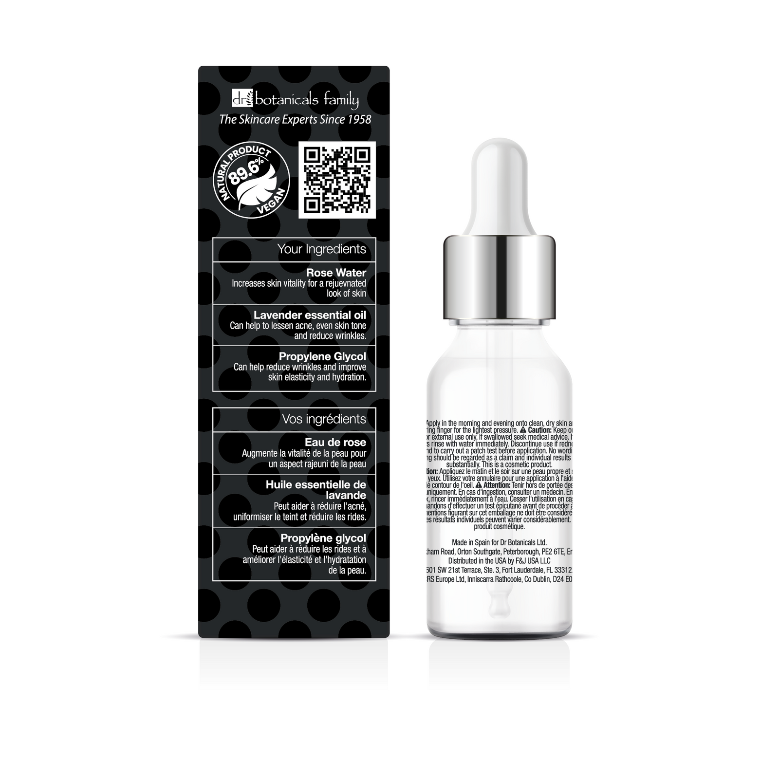 Unique Treatments Rose & Lavender Anti-ageing Eye Serum 15ml