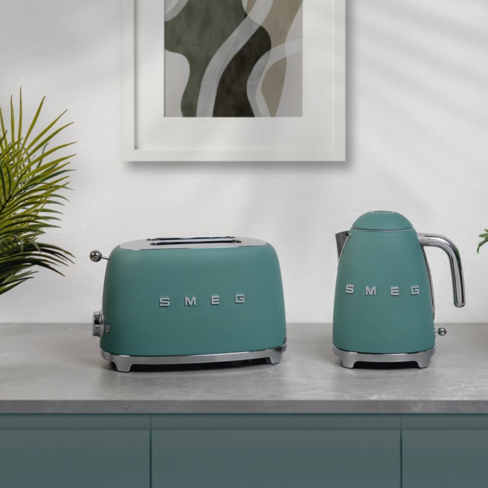 Bundle Set Klf03 Kettle & Tsf01 2 Slice Toaster | Green