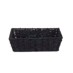 Black Paper Rope Tray | Large | Black