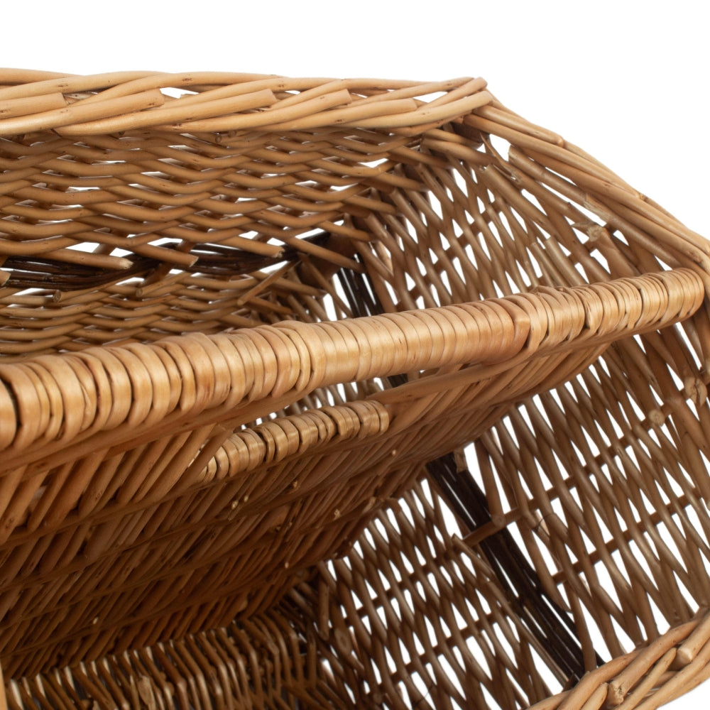 Wicker Magazine Rack Basket