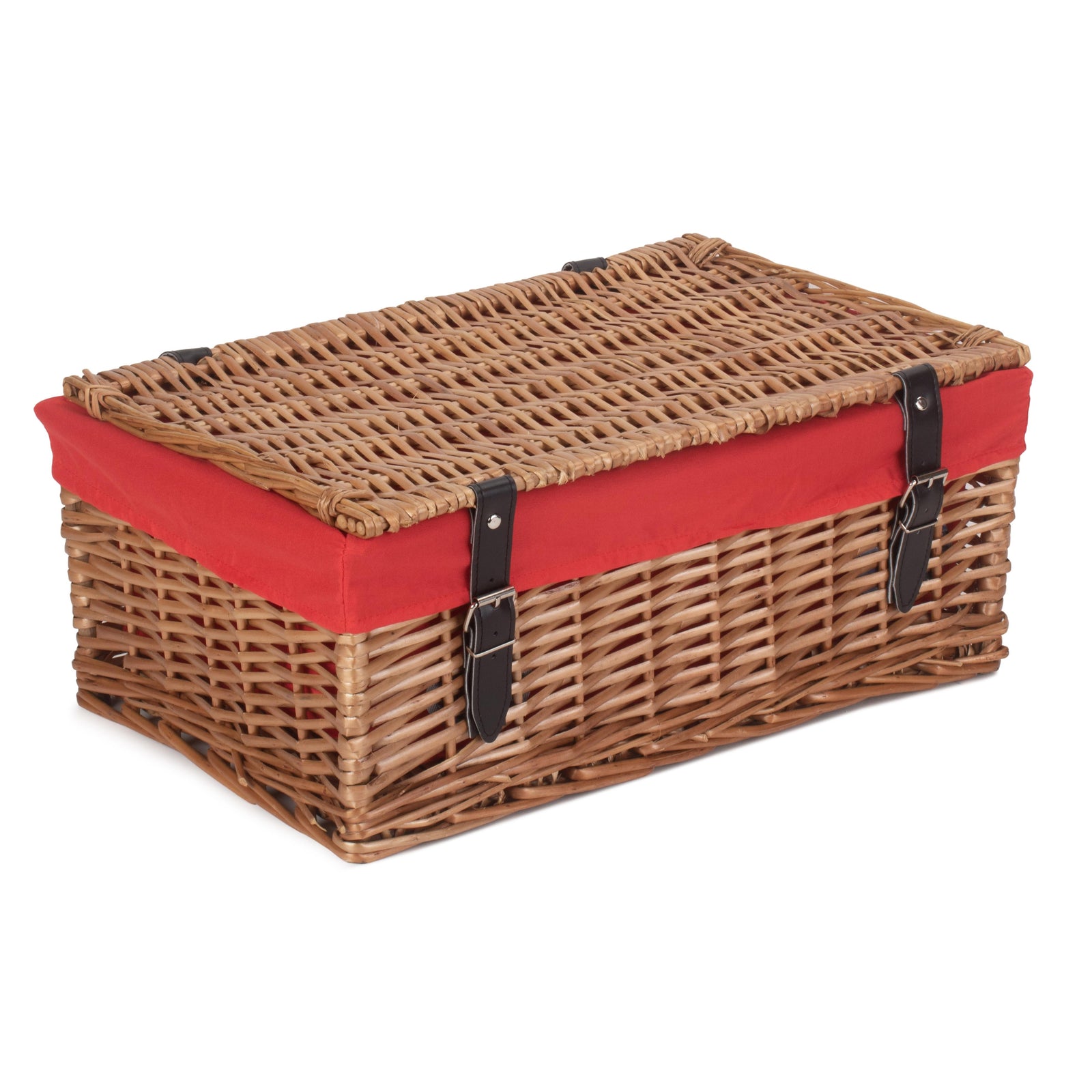 Wicker Large Packaging Hamper | Red