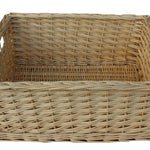 Red Hamper Wicker Kitchen Storage Basket