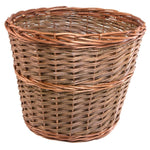 Wicker Somerset Round Waste Paper Bin | Large | Brown