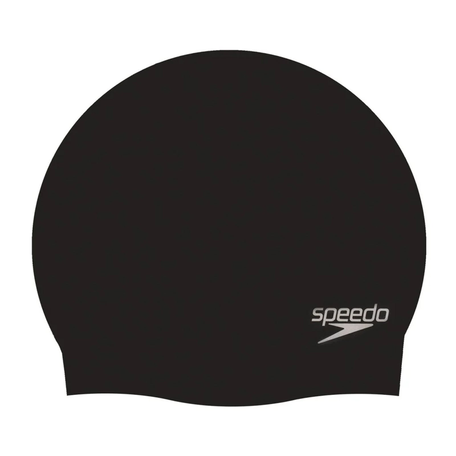 Childrens/kids Silicone Swim Cap | One Size | Black