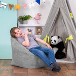 Kids Armchair Bean Bag | Gray