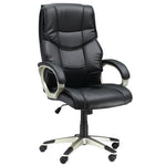 High Back Faux Leather Office Chair | Black