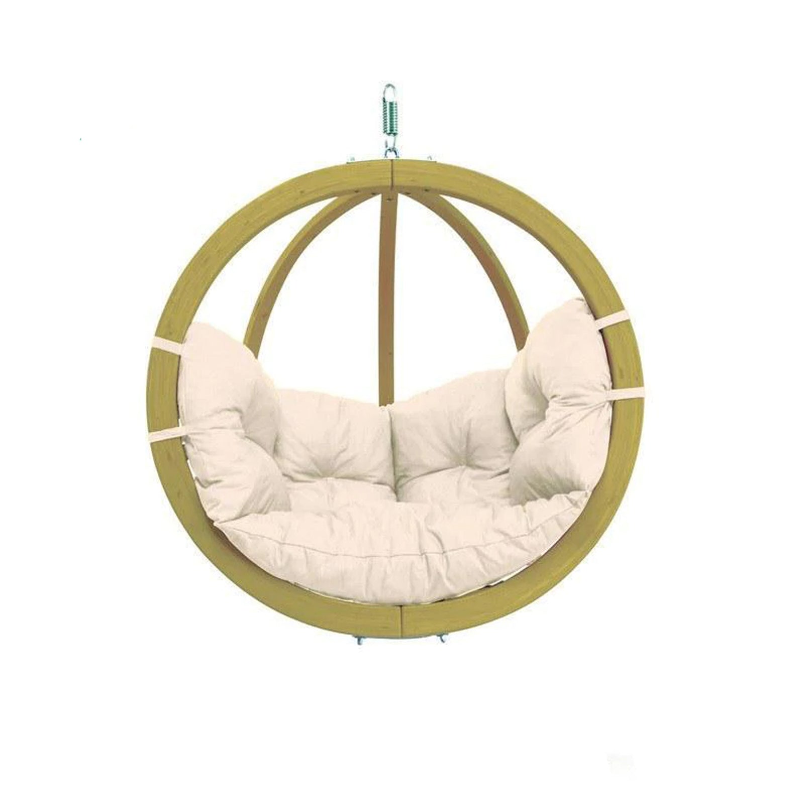 Globo Hammock Single Seater Egg Hanging Chair Set - Natura