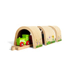 Curved Tunnel for Wooden Train Sets