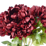 Pack Of 6 X 75cm Extra Large Reflex Chrysanthemum - Red