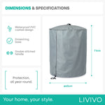 Livivo Kettle Bbq Cover - Grey