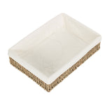 Seagrass Cotton Lined Rectangular Tray | Medium | Green