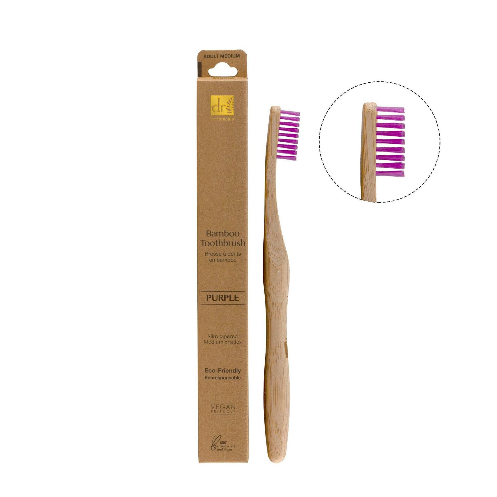 Bamboo Toothbrush Purple