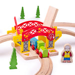 Lifting Bridge for Wooden Train Sets