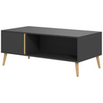 Coffee Table With Storage Compartments, Living Room