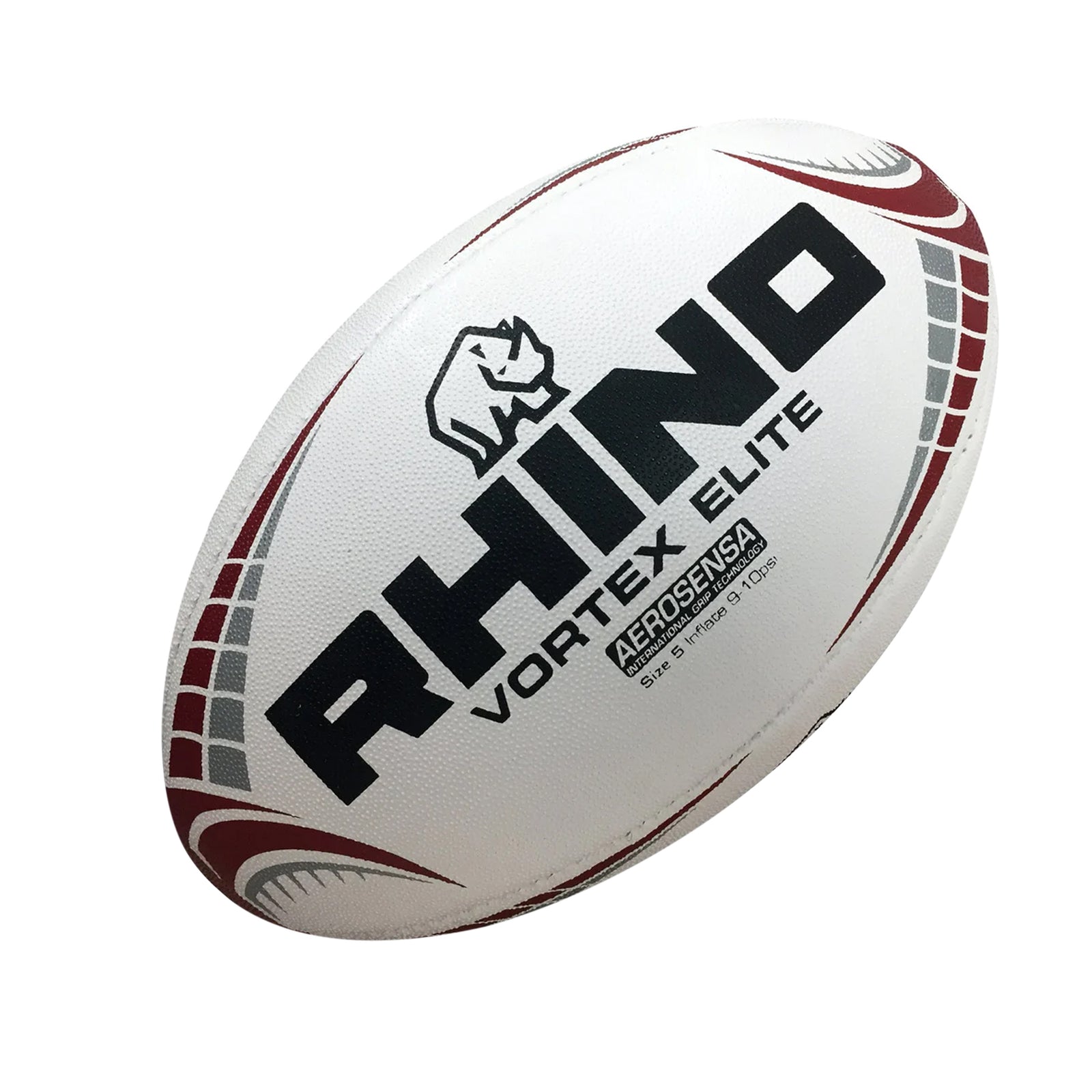 Vortex Elite Rugby Ball | 5 | White