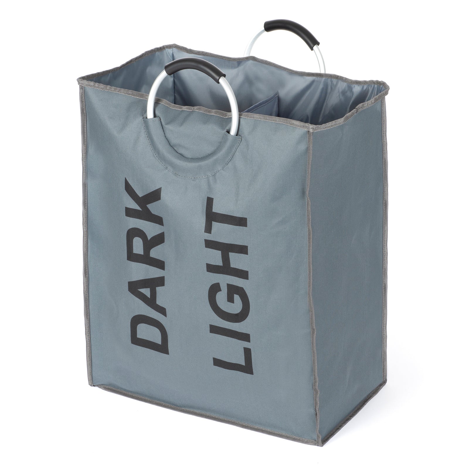 Lights & Darks Laundry Basket - Grey