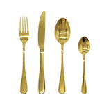 Cutlery Sets Stainless Steel Gold Spoon Fork Simple 32pc Set