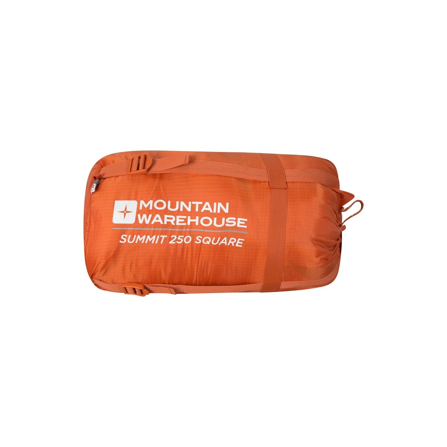 Unisex Adult Summit 250 Left Zip Square Winter Sleeping Bag | One Size | Orange