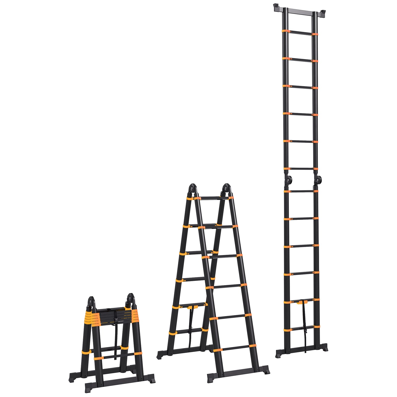 .8m Duo Aluminium Ladder With Tool Holder