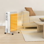 7/9fin Oil Filled Heater Radiator For Home 1.5/2kw | Medium | White