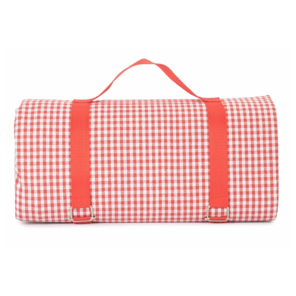 Red And White Gingham Picnic Blanket