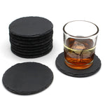 Slate Coasters Round 8 Pieces 10cm Drinking Mat