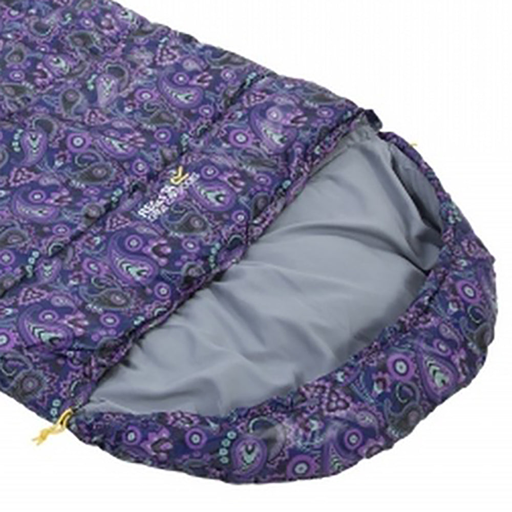 Hana 200 Polyester Mummy Sleeping Bag | One Size | Purple