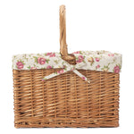 Wicker Butchers Shopping Basket | Pink